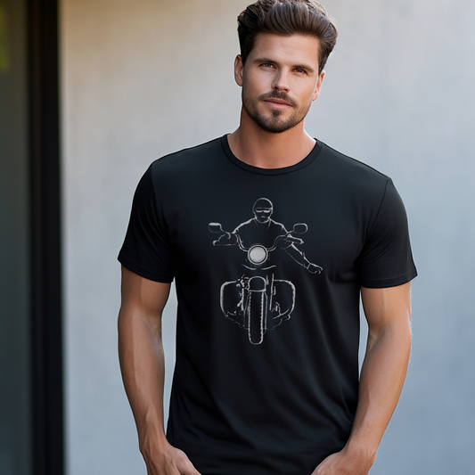 TT88-Two Wheels,One Brotherhuud Tee